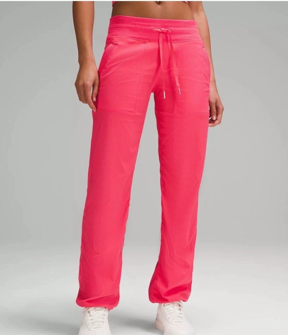 Lululemon Dance Studio Mid-Rise Pant Regular In Glaze Pink Sz 8